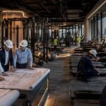 Delta Fitness Authority commercial gym facility under construction in Saudi Arabia with consultants and maintenance engineers
