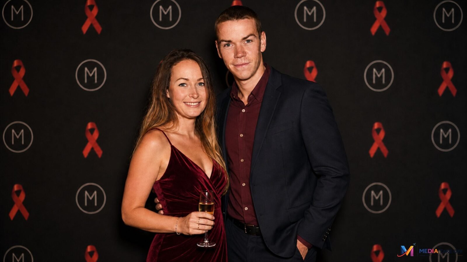 Jo Poulter and Will Poulter at a red carpet charity event in London